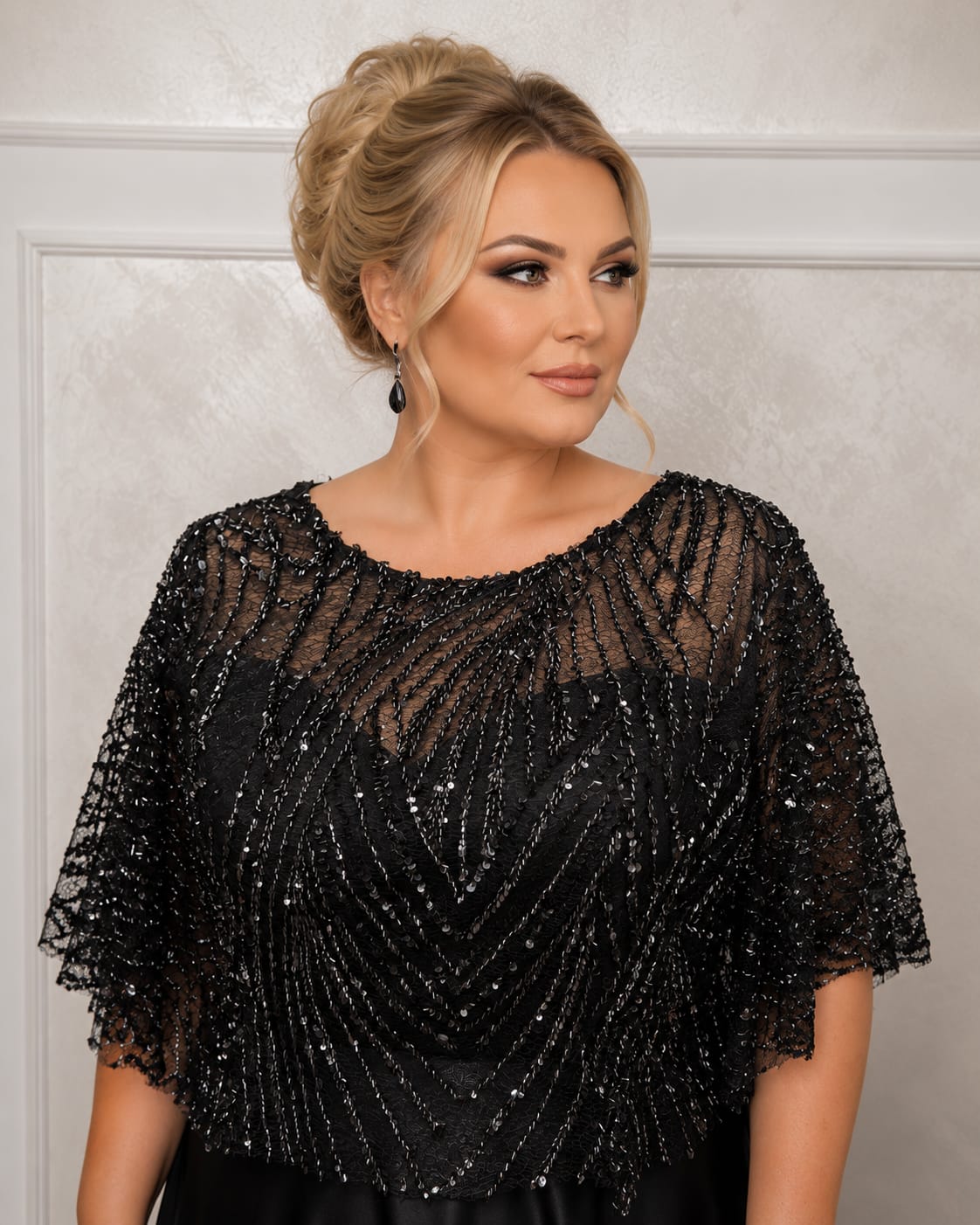 Rochia Morena - rochie eleganta pentru evenimente potrivita pentru femei plus size
