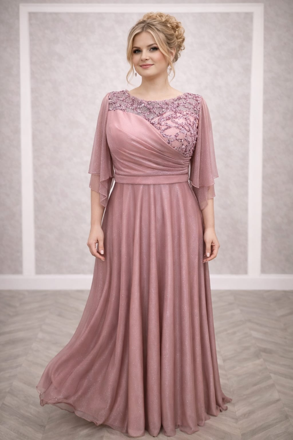 Rochie Bella – Rochie lunga din lurex, eleganta si  vaporoasa mai multe culori