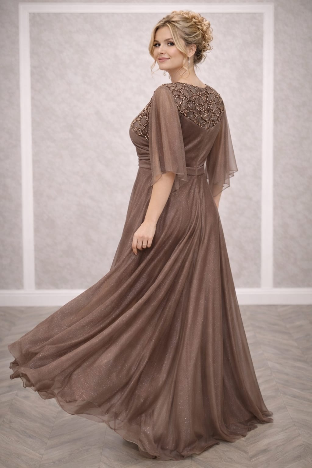 Rochie Bella – Rochie lunga din lurex, eleganta si  vaporoasa mai multe culori