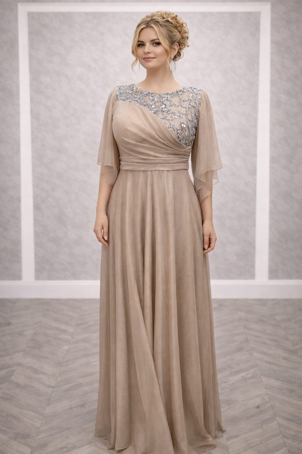 Rochie Bella – Rochie lunga din lurex, eleganta si  vaporoasa mai multe culori