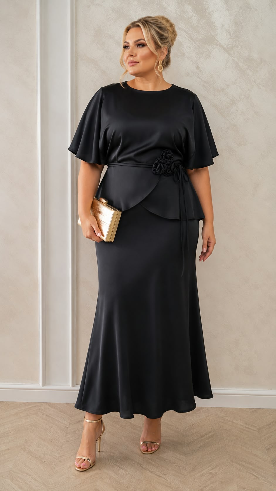 Rochia Preety – Rochie Eleganta Midi-Maxi din Matase